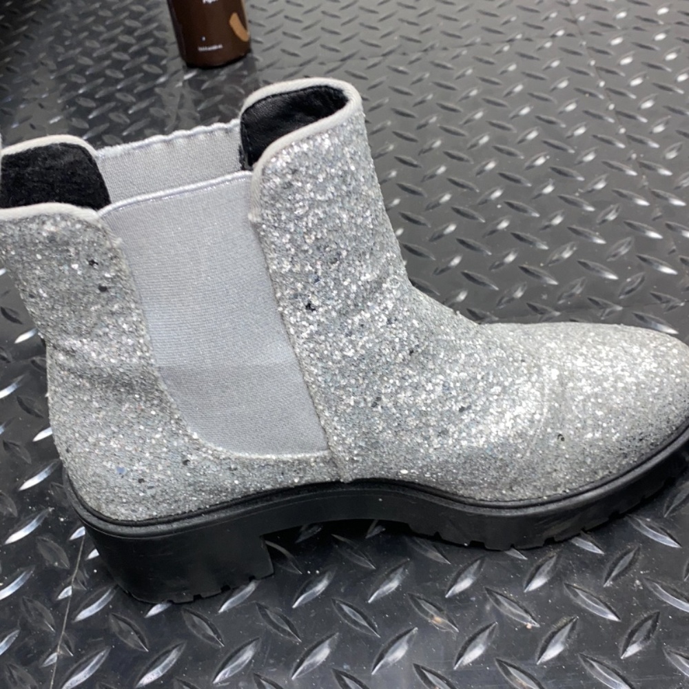 ASOS Glitter Platform Boots